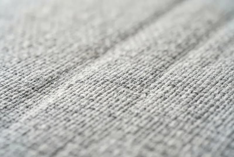 Pormenor da textura do tecido depois da limpeza